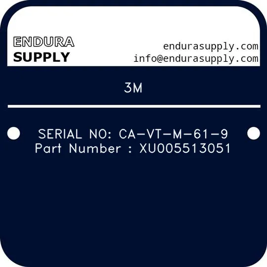 3m-serial-no-ca-vt-m-61-9-part-number-xu005513051