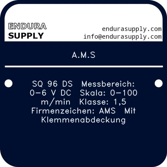 ams-sq-96-ds-messbereich-0-6-v-dc-skala-0-100-mmin-klasse-15-firmenzeichen-ams-mit-klemmenabdeckung