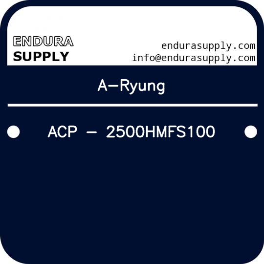 a-ryung-acp-2500hmfs100