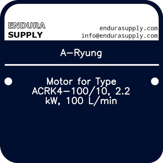 a-ryung-motor-for-type-acrk4-10010-22-kw-100-lmin