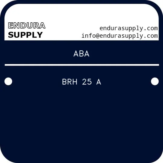 aba-brh-25-a