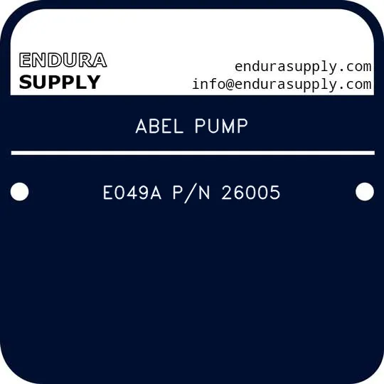 abel-pump-e049a-pn-26005