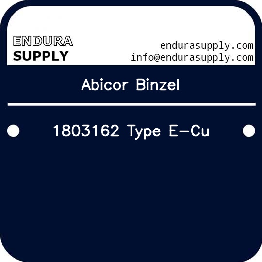 abicor-binzel-1803162-type-e-cu