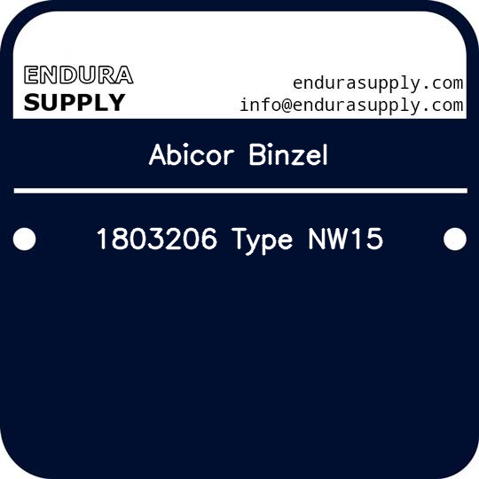 abicor-binzel-1803206-type-nw15