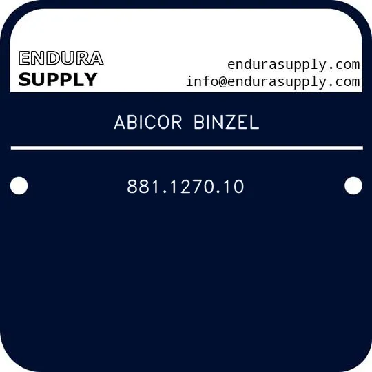 abicor-binzel-881127010
