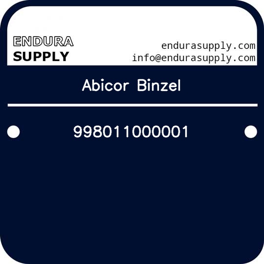 abicor-binzel-998011000001
