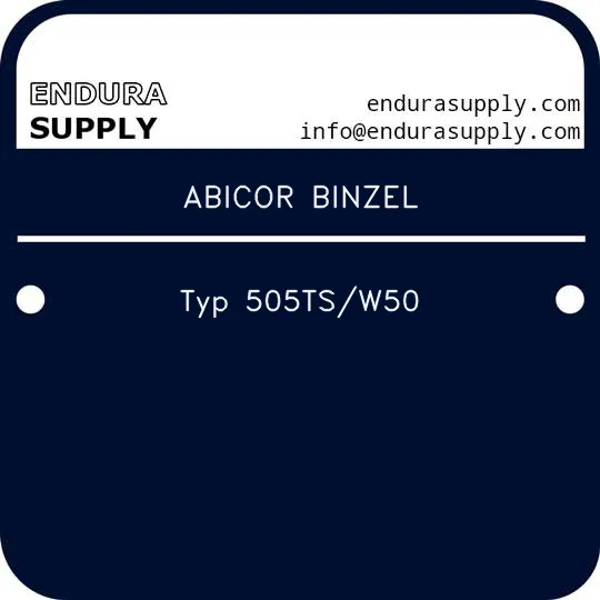 abicor-binzel-typ-505tsw50