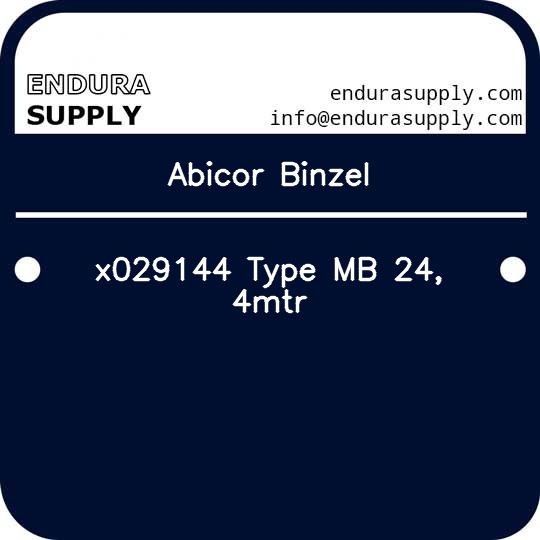 abicor-binzel-x029144-type-mb-24-4mtr