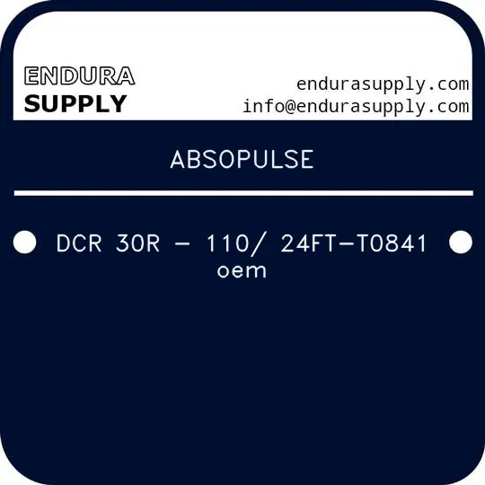 absopulse-dcr-30r-110-24ft-t0841-oem