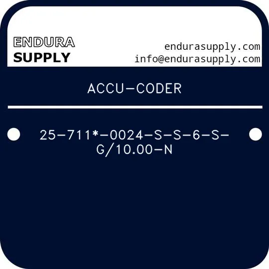 accu-coder-25-711-0024-s-s-6-s-g1000-n