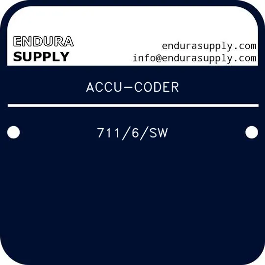 accu-coder-7116sw