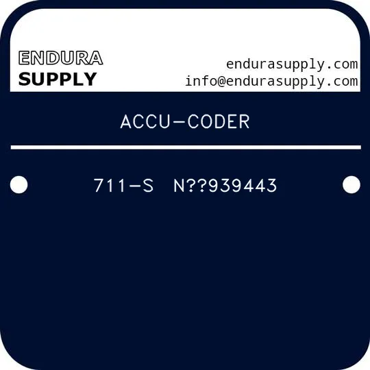 accu-coder-711-s-n939443