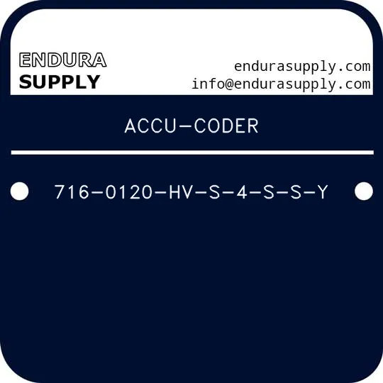 accu-coder-716-0120-hv-s-4-s-s-y