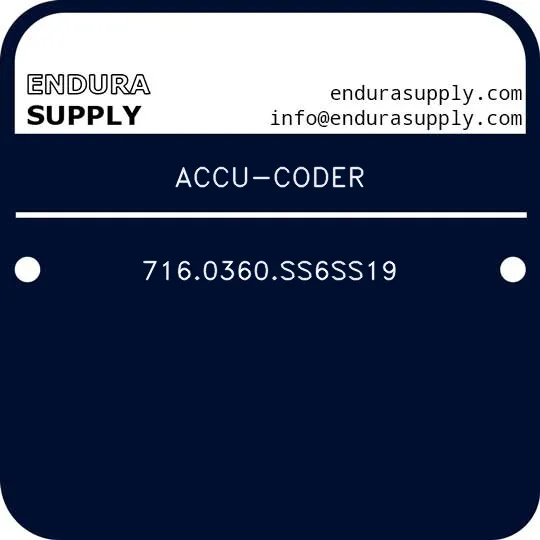 accu-coder-7160360ss6ss19