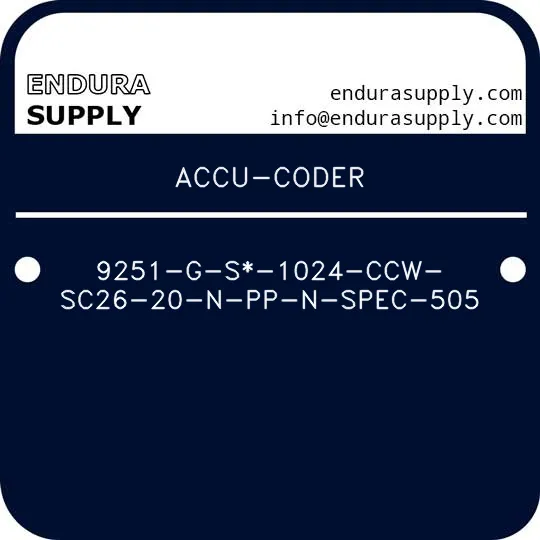 accu-coder-9251-g-s-1024-ccw-sc26-20-n-pp-n-spec-505