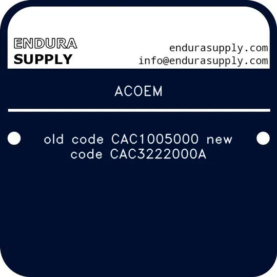 acoem-old-code-cac1005000-new-code-cac3222000a