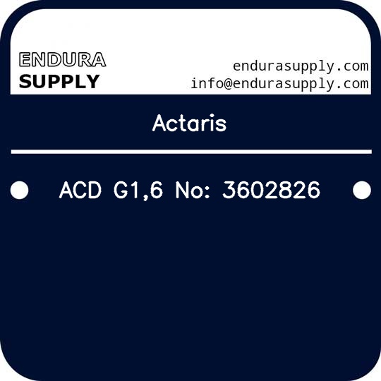 actaris-acd-g16-no-3602826