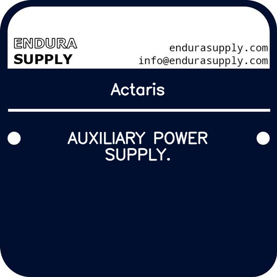 actaris-auxiliary-power-supply