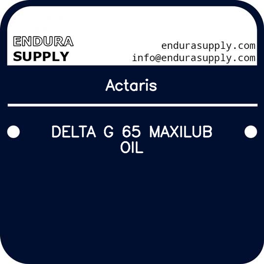 actaris-delta-g-65-maxilub-oil