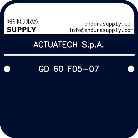 actuatech-spa-gd-60-f05-07
