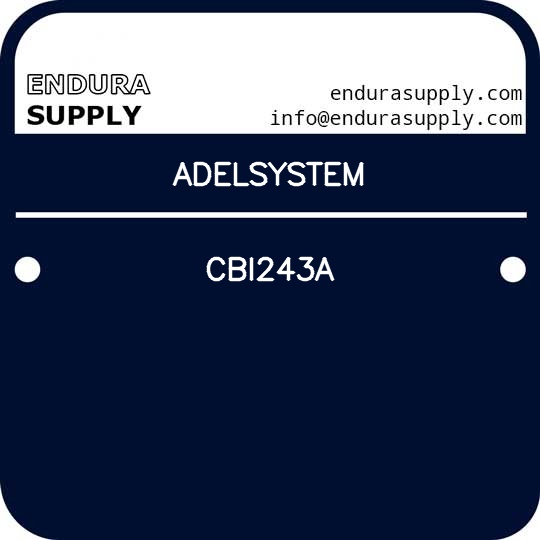 adelsystem-cbi243a