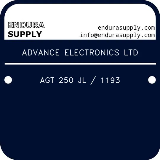 advance-electronics-ltd-agt-250-jl-1193