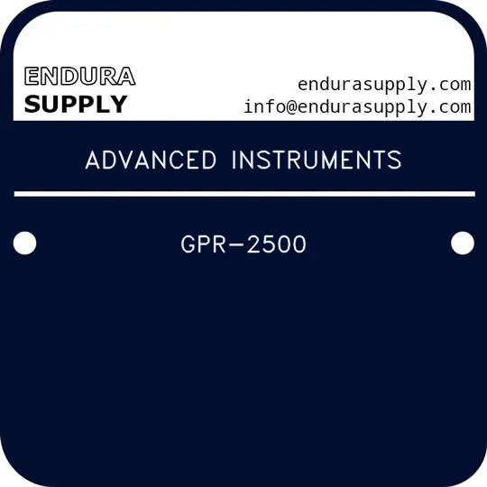 advanced-instruments-gpr-2500
