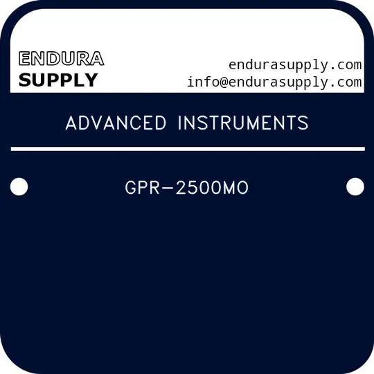 advanced-instruments-gpr-2500mo