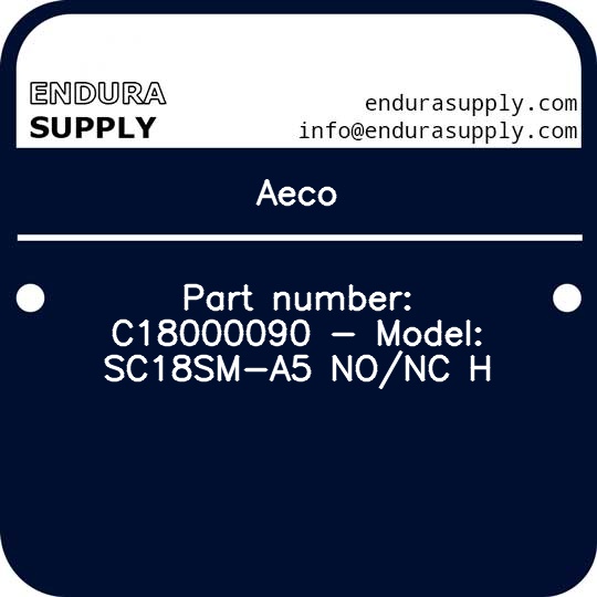 aeco-part-number-c18000090-model-sc18sm-a5-nonc-h
