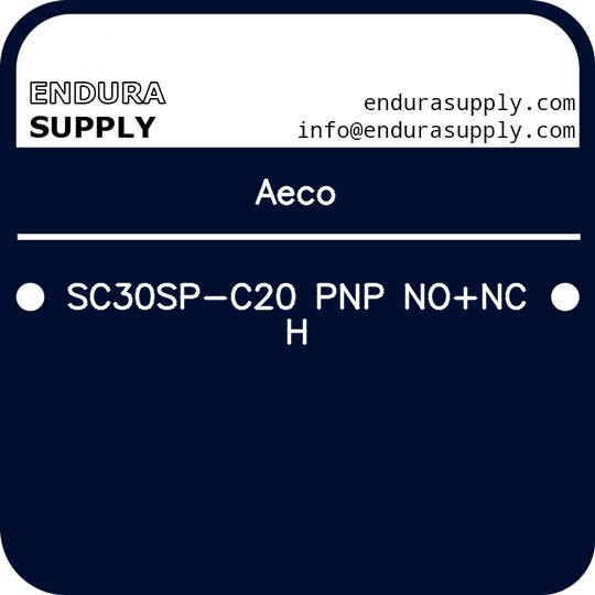 aeco-sc30sp-c20-pnp-nonc-h
