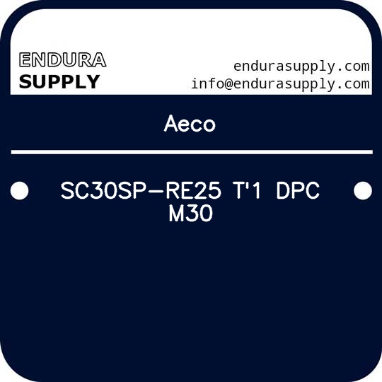 aeco-sc30sp-re25-t1-dpc-m30