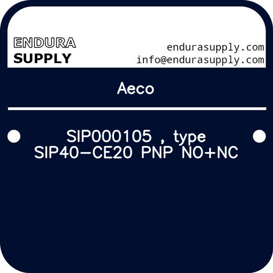 aeco-sip000105-type-sip40-ce20-pnp-nonc