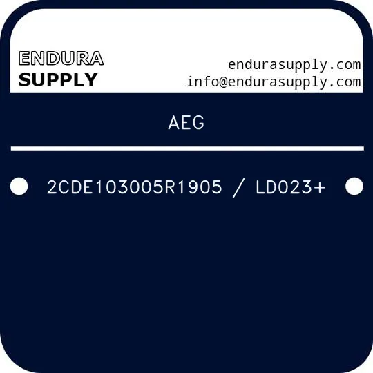 aeg-2cde103005r1905-ld023