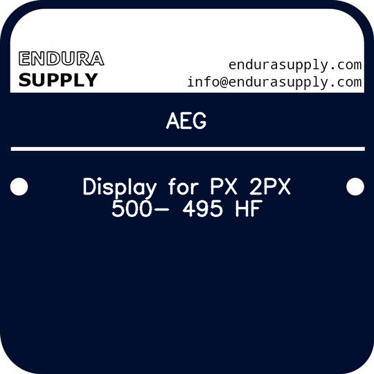 aeg-display-for-px-2px-500-495-hf