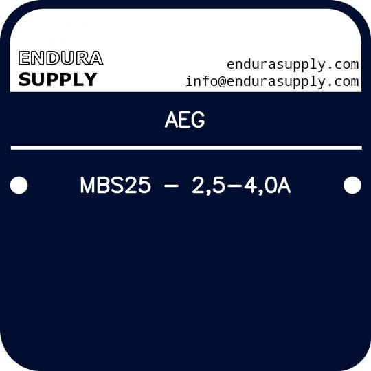 aeg-mbs25-25-40a