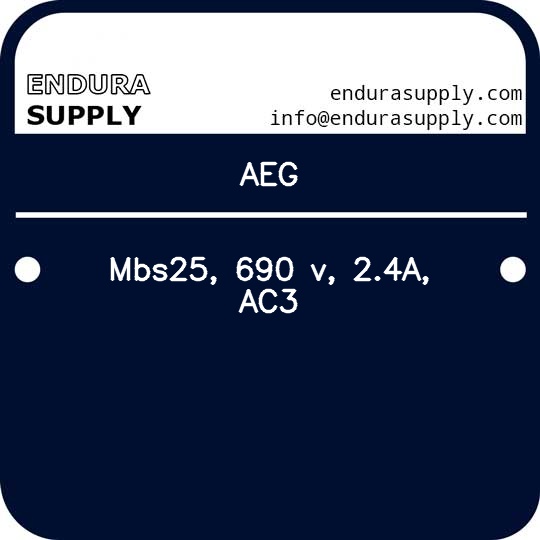 aeg-mbs25-690-v-24a-ac3