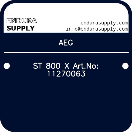 aeg-st-800-x-artno-11270063