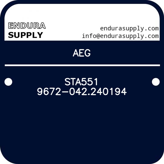 aeg-sta551-9672-042240194