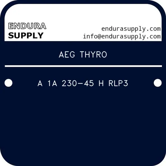 aeg-thyro-a-1a-230-45-h-rlp3