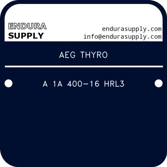 aeg-thyro-a-1a-400-16-hrl3