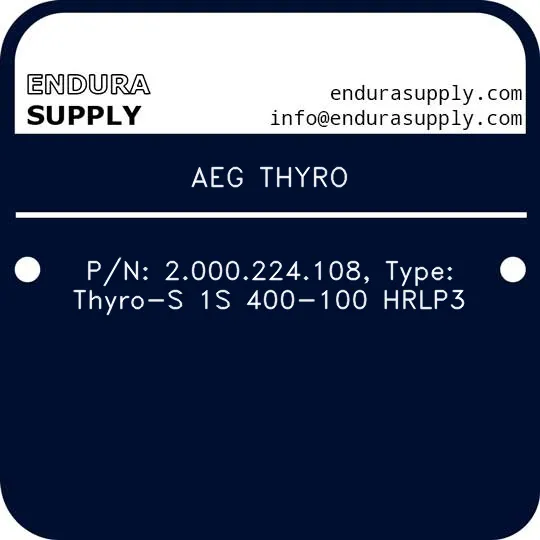 aeg-thyro-pn-2000224108-type-thyro-s-1s-400-100-hrlp3