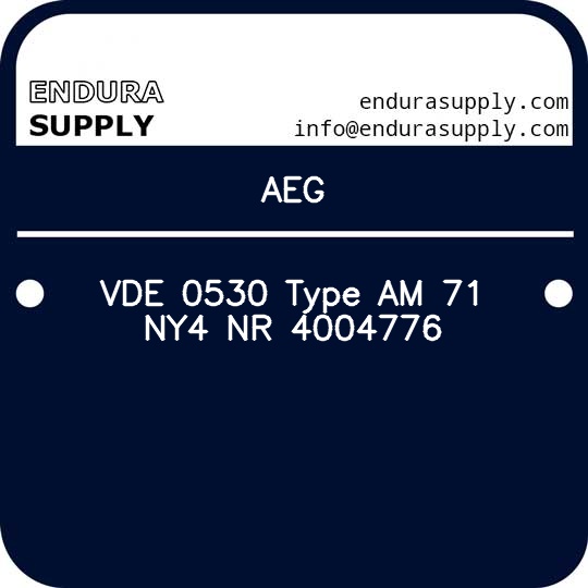 aeg-vde-0530-type-am-71-ny4-nr-4004776