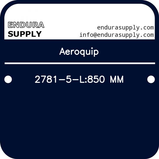 aeroquip-2781-5-l850-mm