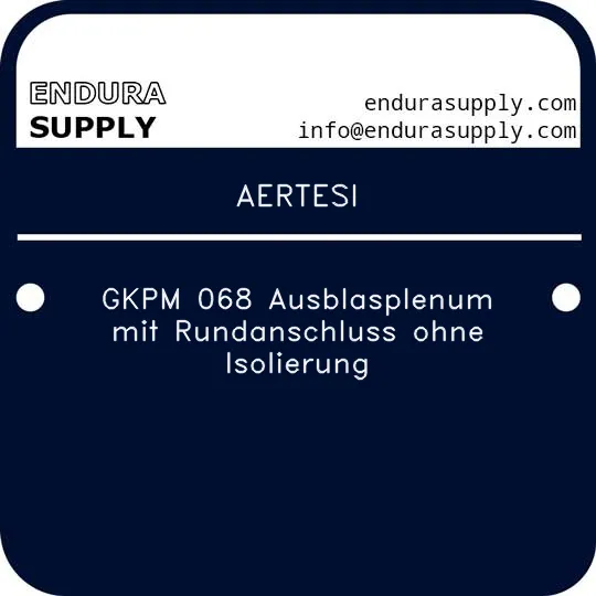 aertesi-gkpm-068-ausblasplenum-mit-rundanschluss-ohne-isolierung