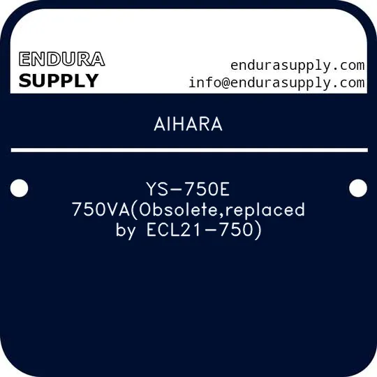 aihara-ys-750e-750vaobsoletereplaced-by-ecl21-750
