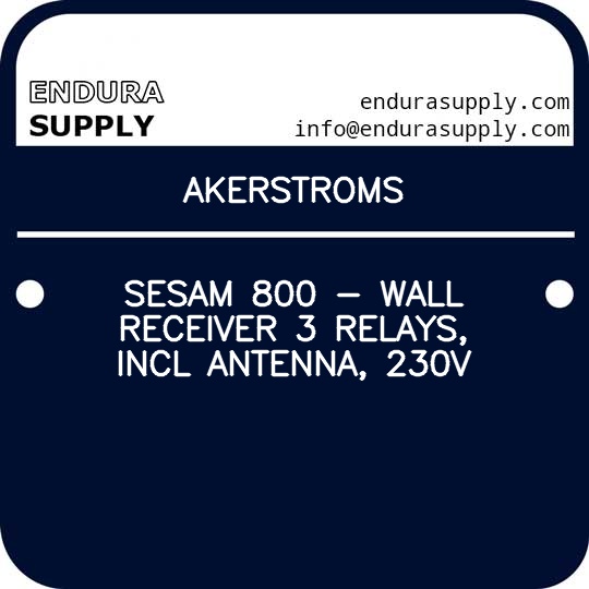 akerstroms-sesam-800-wall-receiver-3-relays-incl-antenna-230v