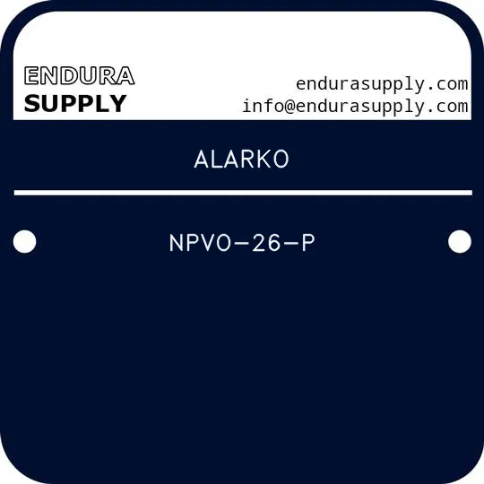 alarko-npvo-26-p