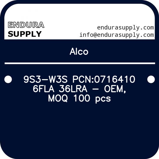 alco-9s3-w3s-pcn0716410-6fla-36lra-oem-moq-100-pcs