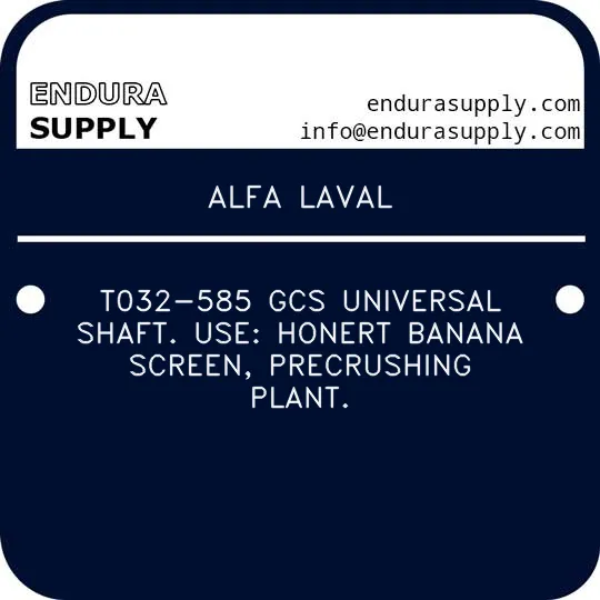 alfa-laval-t032-585-gcs-universal-shaft-use-honert-banana-screen-precrushing-plant