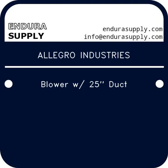 allegro-industries-blower-w-25-duct